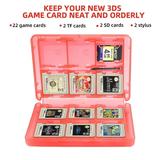 3DS Game Holder Card Case 28-in-1 Game Holder Card Case Compatible with NEW 3DS / NEW 3DS XL / 3DS / 3DS XL / DSi / DSi XL / DS / NEW 2DS /NEW 2DS XL / 2DS/ 2DS XL Catridge Storage Box