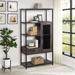 5 Tier Display Shelf with Doors and Drawers Freestanding Multi-functional Decorative Storage Shelving