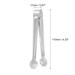 Serving Tongs, 6pcs 4.5 Inch Stainless Steel Ice Tongs, Mini Sugar Tong - Silver