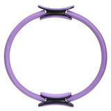 NUOLUX 1pc Pilates Resistance Ring Yoga Circle Body Balance Fitness Assistant Gym Workout Accessories (Purple)