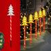 21 10 Pack Christmas Lights Outdoor 8 Lighting Modes Flickering Pathway Christmas Marker Lights Outdoor Waterproof UL Listed Christmas Lighting Decoration Light