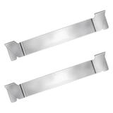 2pack Griddle Spatula Holder Design Stainless Steel Grill Barbecue Tool Rack Griddle Accessories for Flat Top Griddle and Other Grill Griddles