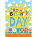 1010792 What a Beautiful Day Sunshine Flag 28x40 Inch Double Sided Sunshine Flag for Outdoor House Flag Yard Decoration