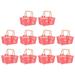 Basket Mini Baskets Shopping Grocery Storage Dollhouse Small Miniature Kids Toys Play Cart Pretend Candy Supermarket