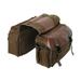 Updated Bike Pannier Bags Canvas Cycling Equipment Pack Multifunctional Messenger Rear Seat Trunk Carrier Bag Bicycle Shelf Pack Saddle Bag for MTB Riding Bike Touring