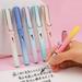 Fairnull Writing Pen Erasable Gradient Color Lightweight No Sharpener Required Comfortable Grip Widely Used Portable Unlimited Writing Eternal Pencil No Ink Pen Office Supplies