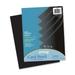 Pacon Array Card Stock - Letter - 8.50 X 11 - 65 Lb - Recycled - 100 / Pack - Black (PAC101187)