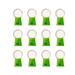 Hemoton 12pcs Funny Grabbing Catcher Machines Plastic Mini Candy Machines Rotatable Candy Catcher Machines Children Toys for Party (Light Green)