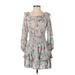 Whiteroom + Cactus Casual Dress - Mini: Pink Floral Dresses - Women's Size Small