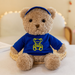 11.81-Inch Bear Plush Toy Soft Bear Throw Pillow Clothed Bear Plush Toy (Suitable for Babies Children Boys Girls) Child Soothing Bear (Dark Blue).