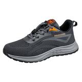 gvdentm Mens Dress Shoes Mens Running Shoes Slip-on Walking Tennis Sneakers Lightweight Breathable Casual Soft Sports Shoes Dark Gray 9