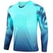 Alvivi Youth Boys Football Goalkeeper Shirts Padded Long Sleeve Goalie Soccer Jersey Sportswear Sky Blue 14-15