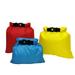 3 in 1 Multipurpose Open Water Swim Float Ultralight Safety Float Dry Bag for Swimmers Triathletes Snorkelers Surfers (Blue+Yellow+Red)