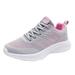 gvdentm Walking Shoes Women Womens Walking Shoes Non-Slip Tennis Sneakers Running Shoes Grey 8