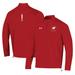 Men's Under Armour Red Wisconsin Badgers 2023 Motivate Half-Zip Top