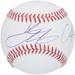 Francisco Alvarez and Mike Piazza New York Mets Autographed Baseball