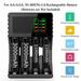 ALLTIMES 4-Slot Intelligent Battery Charger for AA/AAA Ni-MH/Ni-Cd Rechargeable Battery LED Indicator (Batteries are Not Included)