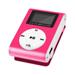 Portable MP3 Player Mini USB LCD Screen MP3 Card Support Sports Music Player Mini Digital Music Player for Adult Student