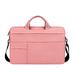 Handbag Laptop Bag 15.6 Inch laptop bag Case Cover Notebook Accessory Women Men Briefcase-Pink