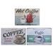 Metal Vintage Sign Tin Coffee Plaque Retro Beer Wall Signs Poster Tin Cafe Garage Signs