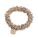 Litie Crystal Fake Pearl Hair Ties Elastic Beaded Bracelet Hair Bands with Pearl Ponytail Holders for Women Girls