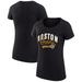 Women's G-III 4Her by Carl Banks Black Boston Bruins Filigree Logo Fitted T-Shirt