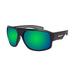 - M103GM Glasses-Sunglasses For Men Lens Color: Green Mirror PC Glasses Non-Slip Foam Lining ANSI Z87+ Compliant UVA/UVB Protection 100% - Green Mirror Sunglasses