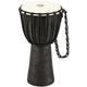 Meinl Percussion HDJ3-M Wood Djembe, Headliner/Black River Series, Rope Tuned, 25,4 cm (10 Zoll) Durchmesser (Medium), schwarz