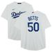 Mookie Betts Los Angeles Dodgers Autographed White Nike Replica Jersey