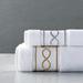 Chain Stitch Bath Towels - Silver, Hand Towel in Silver - Frontgate Resort Collection™