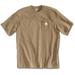 CARHARTT K87-DES XLG TLL T-Shirt,Desert,XL