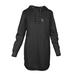 Women's Levelwear Black Colorado Rockies Cover Insignia 2.0 Hoodie Dress