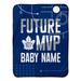 Chad & Jake Toronto Maple Leafs 30" x 40" Personalized Baby Blanket