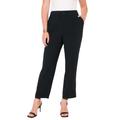 Plus Size Women's June Fit Corner Office Pants by June+Vie in Black (Size 18 W)