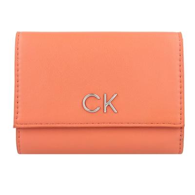 CALVIN KLEIN - Geldbörse 12,5 cm Portemonnaies Orange Damen