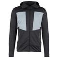 CMP - Jacket Fix Hood Melange Grid Tech - Fleecejacke Gr 58 grau/schwarz