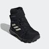 Winterstiefel ADIDAS TERREX "TERREX SNOW HOOK-AND-LOOP COLD.RDY WINTER", Gr. 37, schwarz-weiß (core schwarz, chalk weiß, grau four), Textil, Synthetik, sportlich, Schuhe, wasserdicht und wärmend