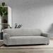 PAULATO by GA.I.CO. Stretch 4-Seater Sofa Slipcover - Italian Style & Premium Quality - Mille Righe Collection Polyester in Gray | Wayfair