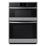 Samsung 30" Microwave Combination Wall Oven w/ Steam Cook, Stainless Steel | 43.25 H x 29.75 W x 26.63 D in | Wayfair NQ70CG600DSRAA