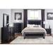 House of Hampton® Amalee Upholstered LED Panel Bedroom Set 3&1 Upholstered in Black | 6.25 H x 70.75 W x 67.75 D in | Wayfair