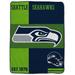 Pegasus Seattle Seahawks 60" x 80" Logo Divide Royal Plush Blanket