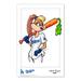 Los Angeles Dodgers 11" x 17" Looney Tunes Poster Print