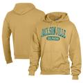 Men's Comfort Wash Gold JU Dolphins Lightweight Fleece Pullover Hoodie