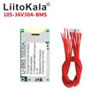 LiitoKala – carte de Protection Li-ion 10S 36V 30a cellule Li-ion 18650 BMS PCB avec Balance pour