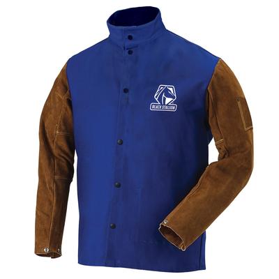 Revco Black Stallion Royal Blue 9oz FR Hybrid Welding Jacket