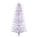 Vickerman 693193 - 6.5' x 42" Artificial Flocked Slim Unlit Pistol Pine Christmas Tree (K226065)