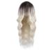 Chaolei Fashion Wigs Little Lace Women s Gradient Long Curly Hair Medium Split Large Wave Headwear Large Wave Wig Gradual Wig Natural Hair Wig for Women