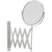 Simple and Fashionable Metal Makeup Mirror Wall-Mounted Folding Mirror Free Punch Bathroom Hotel High-Definition Makeup Beauty Mirror