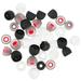 Silicone earbuds tips 36pcs Silicone Ear Tips Earplug Caps Earphone Earbuds Tips Ear Tips Earbud Tips