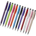 12pcs 2 capacitive stylus writing pens ballpen ballpoint pens phone pen Stylus Ballpoint Pen Ballpoint Screen Touch Pen round beads capacitive screen touchscreen pen drawing pen